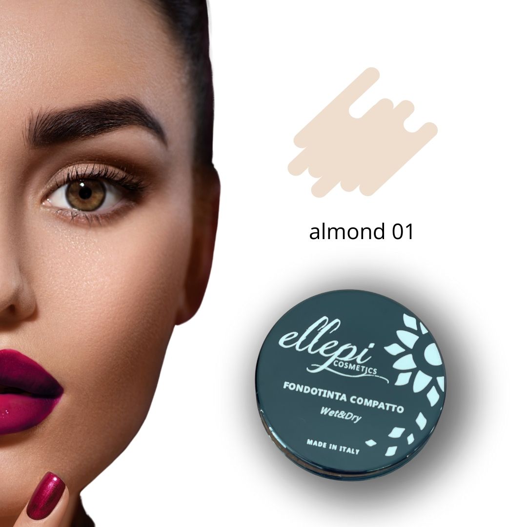 fondotinta compatto Wet&Dray  Elleppì Cosmetics 14gr