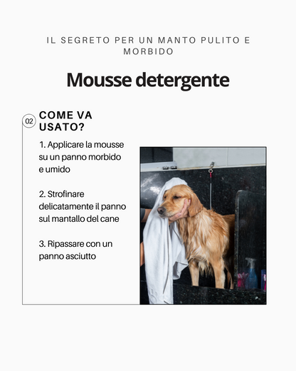 Mousse detergente senza risciacquo 150 ml