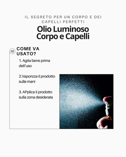 Olio Luminoso Corpo e Capelli